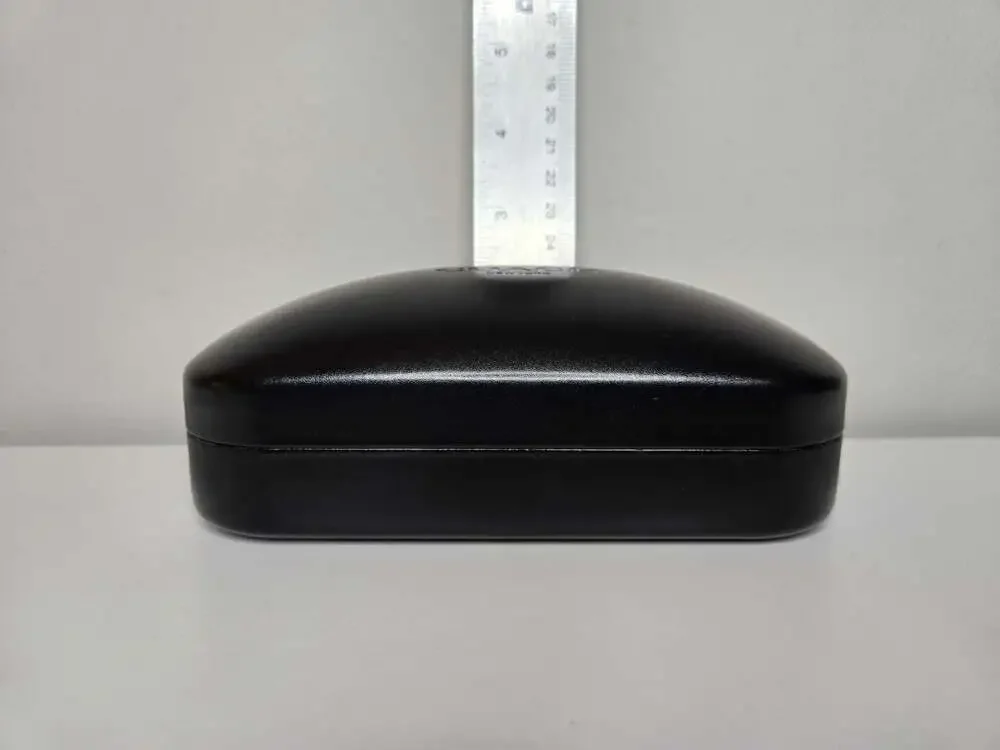 Coach New York Black Hard Shell Clamshell Eyeglasses or Sunglasses Case